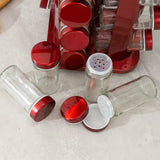 Burgundy 360° Rotating Spice Rack by Julia M Lifestyles - Julia M LifeStyles