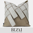 Living Room Three-Dimensional Woven Brown Texture Pillow - Julia M LifeStyles