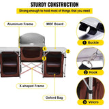 Camping Outdoor Kitchen Table - Julia M LifeStyles