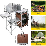 Camping Outdoor Kitchen Table - Julia M LifeStyles