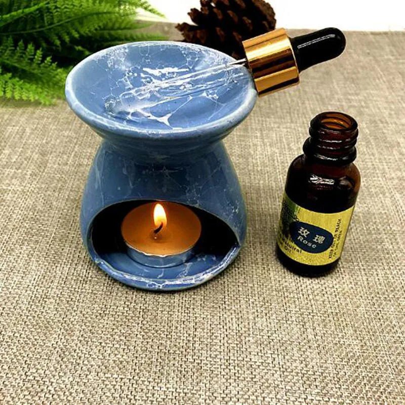 Candle Aromatherapy Furnace Aromatherapy Lamp Essential Oil Furnace Household Romantic Burner Home Decor - Julia M LifeStyles