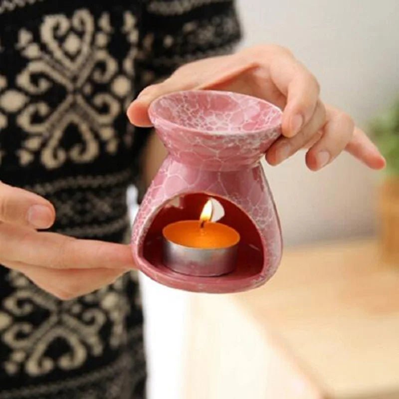 Candle Aromatherapy Furnace Aromatherapy Lamp Essential Oil Furnace Household Romantic Burner Home Decor - Julia M LifeStyles