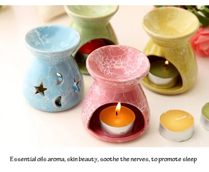 Candle Aromatherapy Furnace Aromatherapy Lamp Essential Oil Furnace Household Romantic Burner Home Decor - Julia M LifeStyles