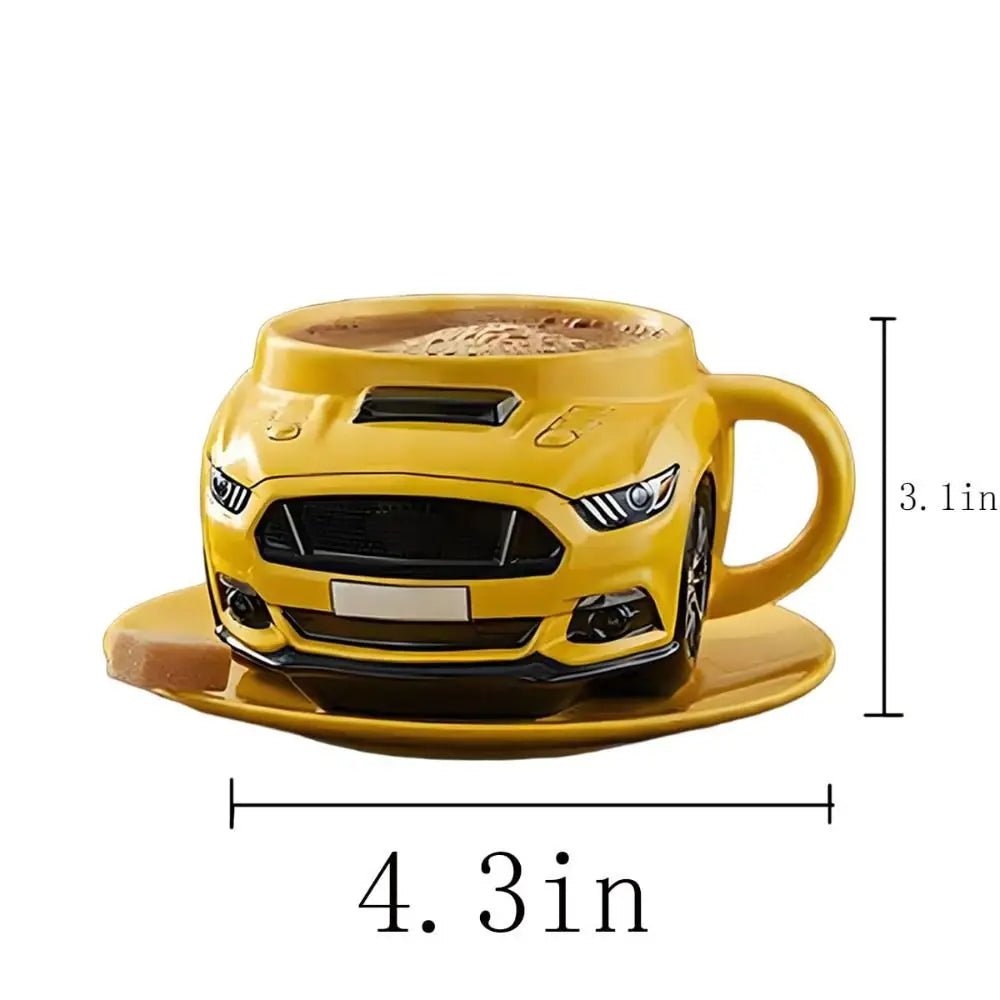 Car Shaped Handcrafted Stainless Steel Coffee Mug - 100ML - Julia M LifeStyles