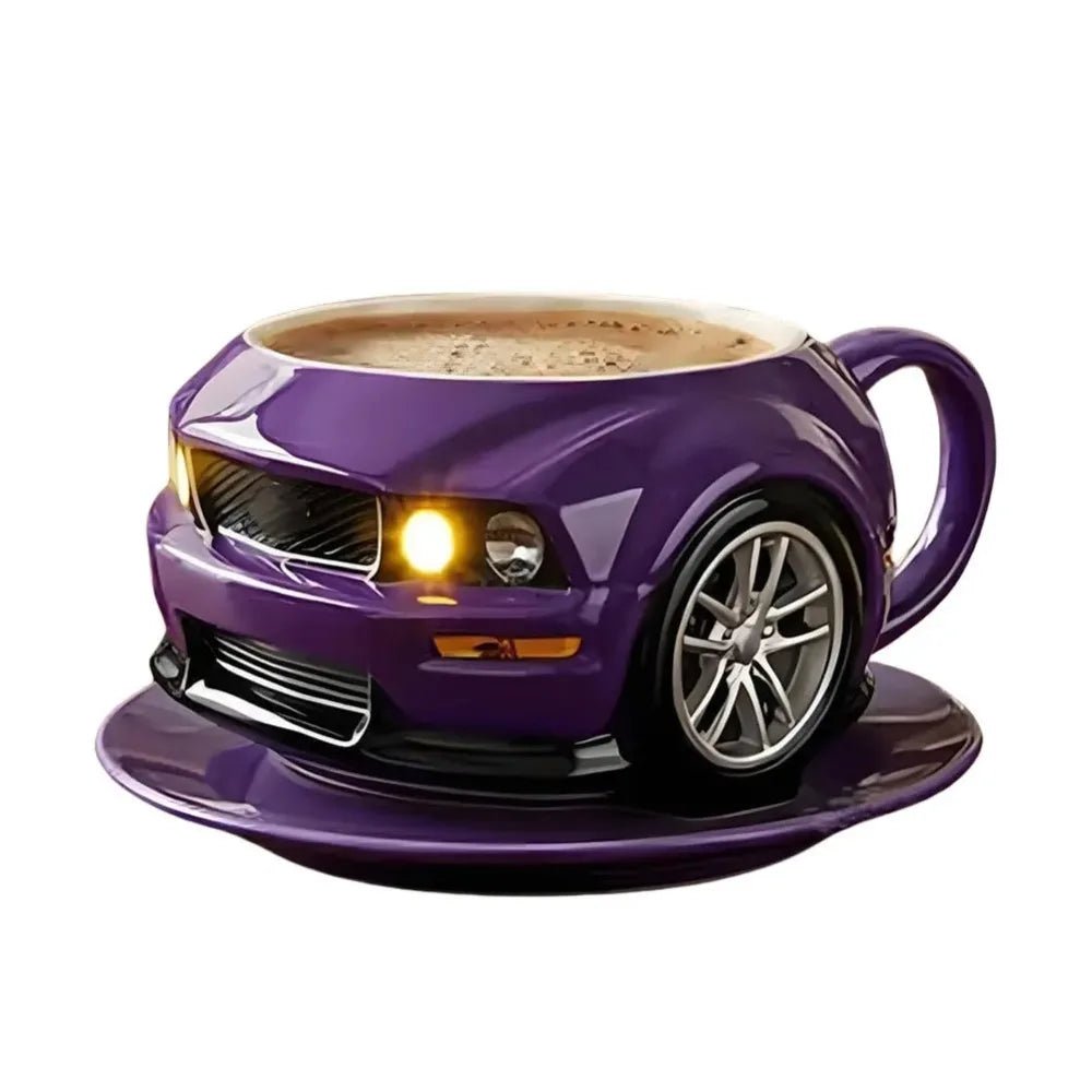 Car Shaped Handcrafted Stainless Steel Coffee Mug - 100ML - Julia M LifeStyles