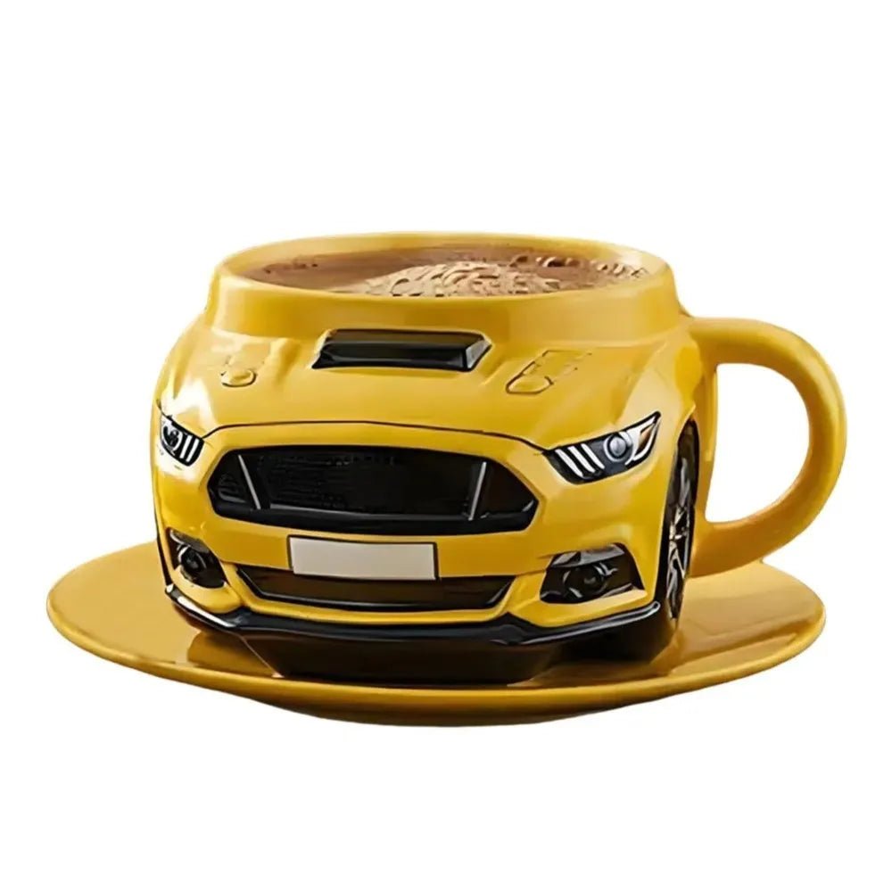 Car Shaped Handcrafted Stainless Steel Coffee Mug - 100ML - Julia M LifeStyles