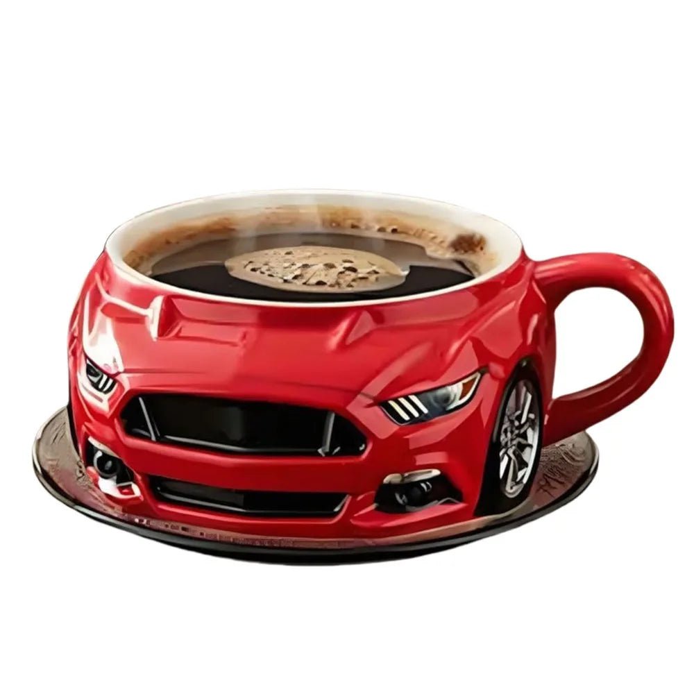 Car Shaped Handcrafted Stainless Steel Coffee Mug - 100ML - Julia M LifeStyles