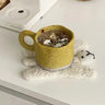 Modern Irregular Ceramic Mug with Ring Handle - Julia M LifeStyles