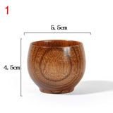 Chansunrun Handmade Natural Spruce Wood Big Belly Cup 🌲 - Julia M LifeStyles