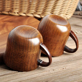 Chansunrun Handmade Natural Spruce Wood Big Belly Cup 🌲 - Julia M LifeStyles