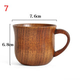 Chansunrun Handmade Natural Spruce Wood Big Belly Cup 🌲 - Julia M LifeStyles