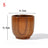 Chansunrun Handmade Natural Spruce Wood Big Belly Cup 🌲 - Julia M LifeStyles