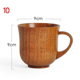 Chansunrun Handmade Natural Spruce Wood Big Belly Cup 🌲 - Julia M LifeStyles