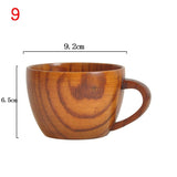 Chansunrun Handmade Natural Spruce Wood Big Belly Cup 🌲 - Julia M LifeStyles