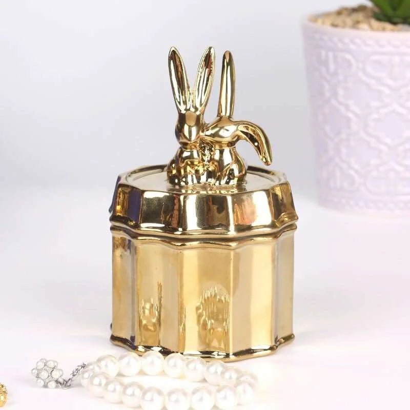 Charming Ceramic Jewelry Jar - Julia M LifeStyles