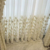 Chenille Embroidered Curtain - Julia M LifeStyles