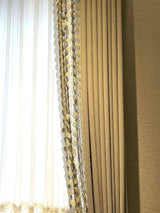 Chenille Embroidered Curtain - Julia M LifeStyles