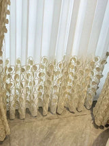 Chenille Embroidered Curtain - Julia M LifeStyles