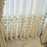 Chenille Embroidered Curtain Luxury Minimalist - Julia M LifeStyles