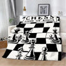 Chess Board Printed Blanket Picnic Blankets Warm Blanket Soft and Comfortable Blanket Home Travel Birthday Gift - Julia M LifeStyles