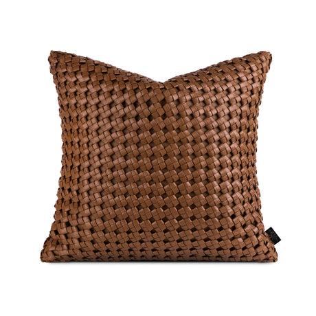 Chic Black and White Orange Accent High - End Cushion - Julia M LifeStyles