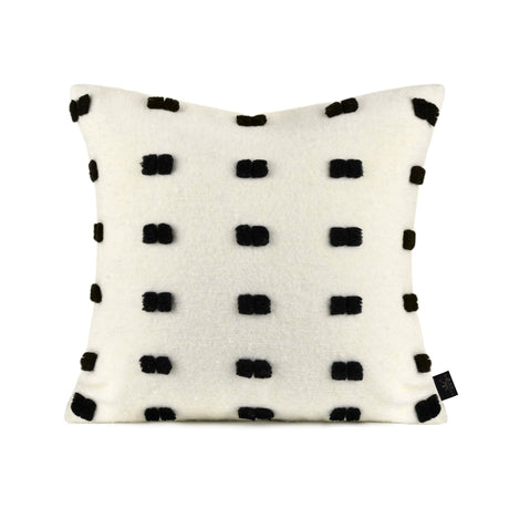 Chic Black and White Orange Accent High - End Cushion - Julia M LifeStyles