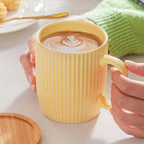 Chic Ceramic Mugs with Bamboo Lid - Julia M LifeStyles