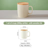 Chic Ceramic Mugs with Bamboo Lid - Julia M LifeStyles