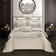 Chic Embroidered Bamboo 4pc Duvet Cover Set - Julia M LifeStyles