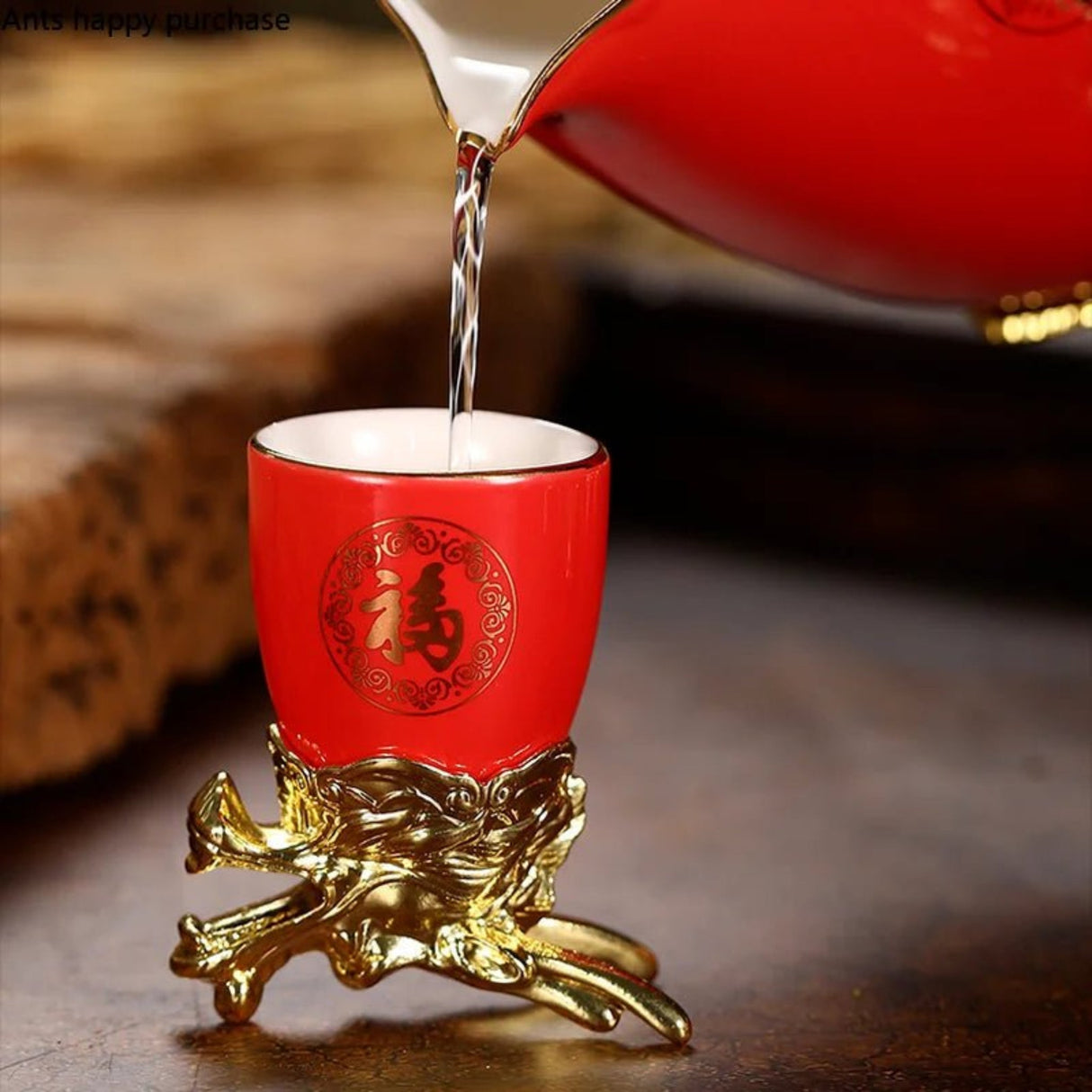 Chinese Zodiac Dragon and Phoenix Ceramic Wine Set - Julia M LifeStyles