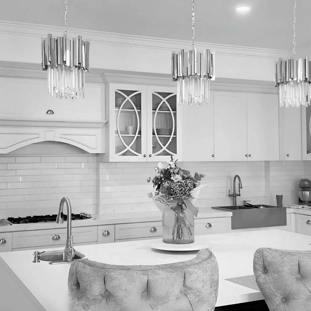 Chrome/Gold Kitchen Lights LED Chandeliers - Julia M LifeStyles