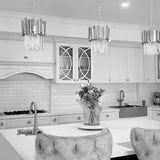 Chrome/Gold Kitchen Lights LED Chandeliers - Julia M LifeStyles