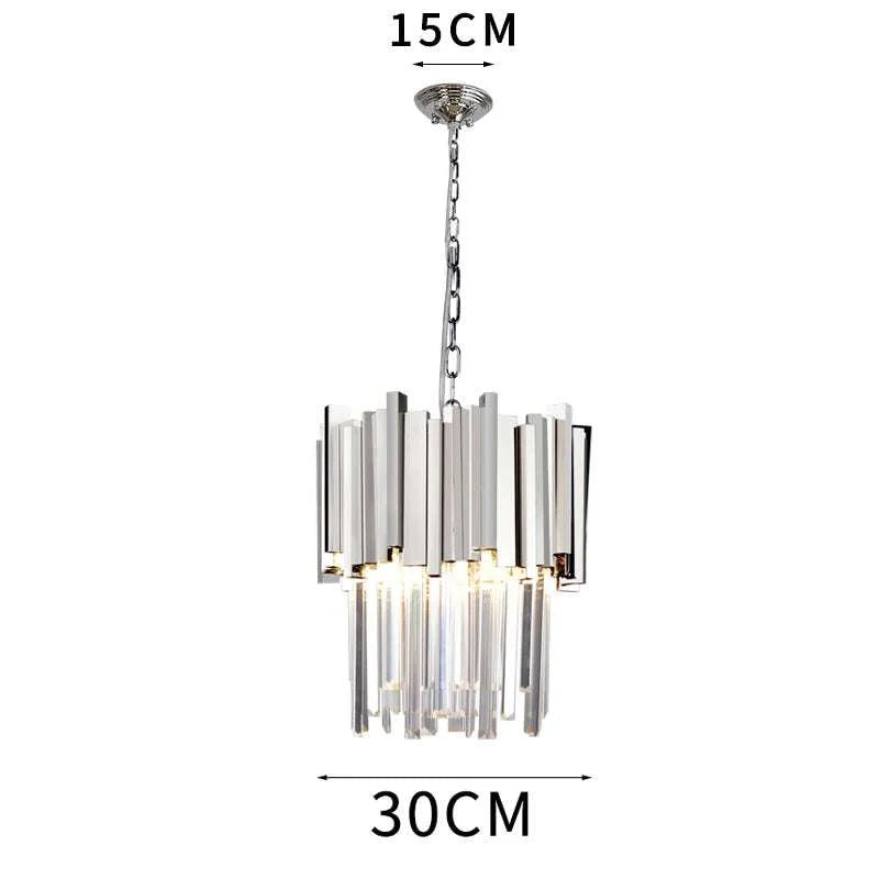 Chrome/Gold Kitchen Lights LED Chandeliers - Julia M LifeStyles