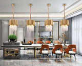 Chrome/Gold Kitchen Lights LED Chandeliers - Julia M LifeStyles