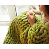 Chunky Merino Wool Blanket - Julia M LifeStyles