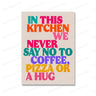 "Colourful Kitchen Quote Canvas Print" - Julia M LifeStyles