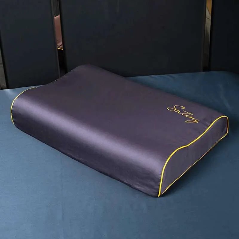 Cotton Embroidered Latex Pillowcase - Julia M LifeStyles