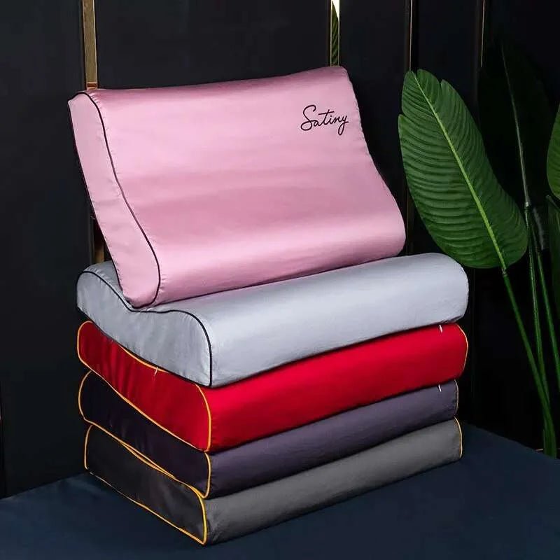 Cotton Embroidered Latex Pillowcase - Julia M LifeStyles