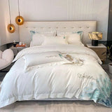 Cotton Embroidery Hotel Style Bedding Set - Julia M LifeStyles