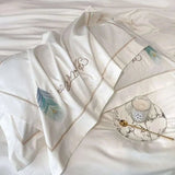 Cotton Embroidery Hotel Style Bedding Set - Julia M LifeStyles