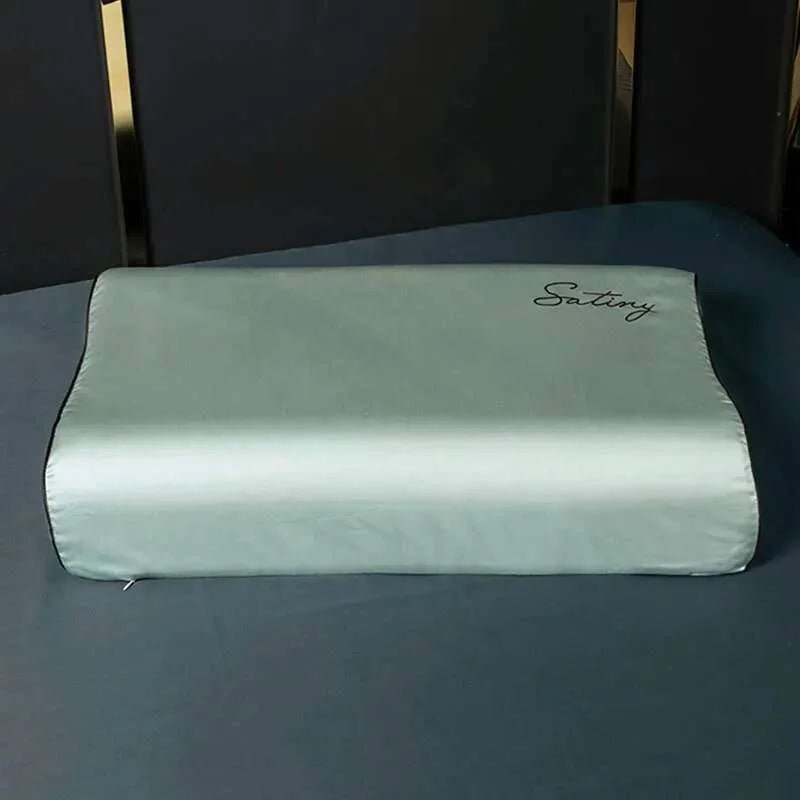 Cotton Latex Pillowcase - Luxurious Embroidered Pillow Cover - Julia M LifeStyles