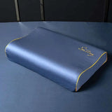 Cotton Latex Pillowcase - Luxurious Embroidered Pillow Cover pillow covers Julia M Home & Kitchen   