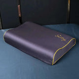 Cotton Latex Pillowcase - Luxurious Embroidered Pillow Cover pillow covers Julia M Home & Kitchen   