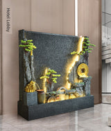 Double-Sided Rockery Water Curtain Wall for Fengshui Home Decor - Julia M LifeStyles