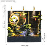 Double-Sided Rockery Water Curtain Wall for Fengshui Home Decor - Julia M LifeStyles