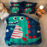 Cozy Cartoon Winter Bedding Set - Julia M LifeStyles