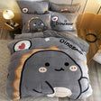 Cozy Cartoon Winter Bedding Set - Julia M LifeStyles