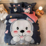 Cozy Cartoon Winter Bedding Set - Julia M LifeStyles