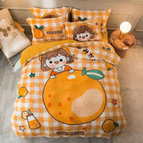 Cozy Cartoon Winter Bedding Set - Julia M LifeStyles