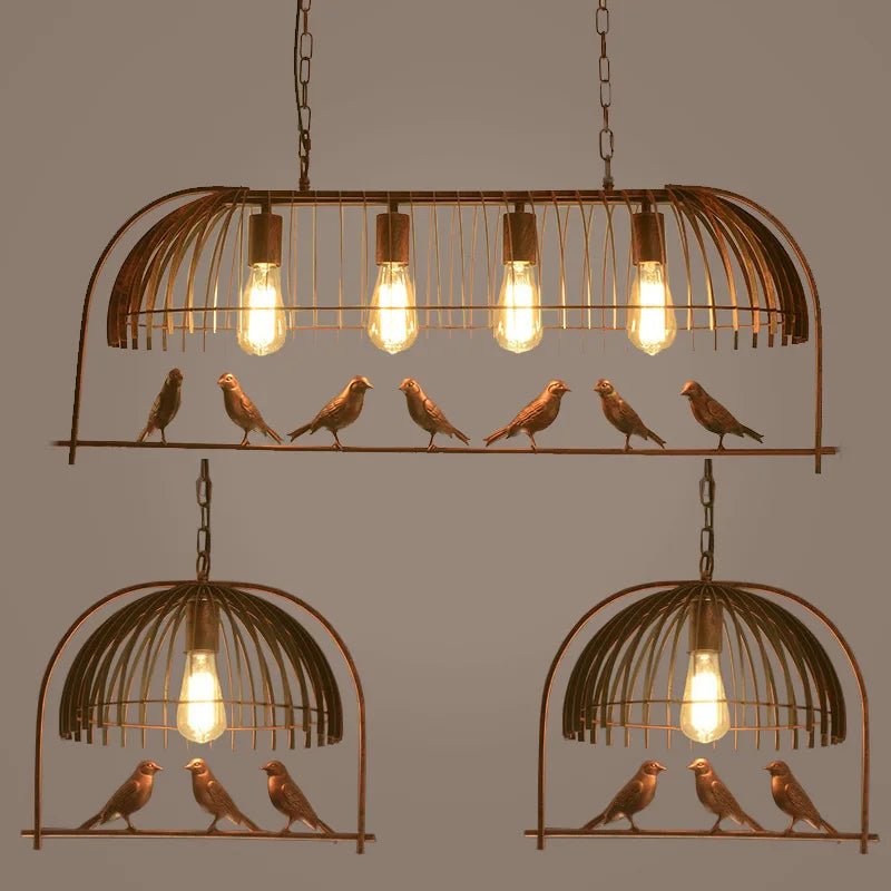 Creative Bird Vintage Industrial Chandelier - Julia M LifeStyles